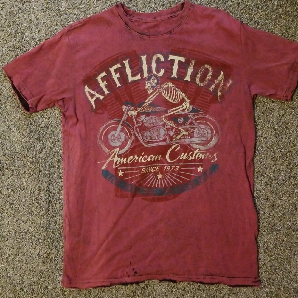 Reversible men's Affliction shirt